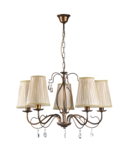 Onli Bronzo Lampadario 5 Luci "Delia" E14